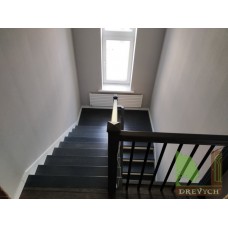 Combined stairs: unusual mix for your home